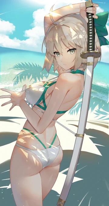 水着沖田 #FGO 