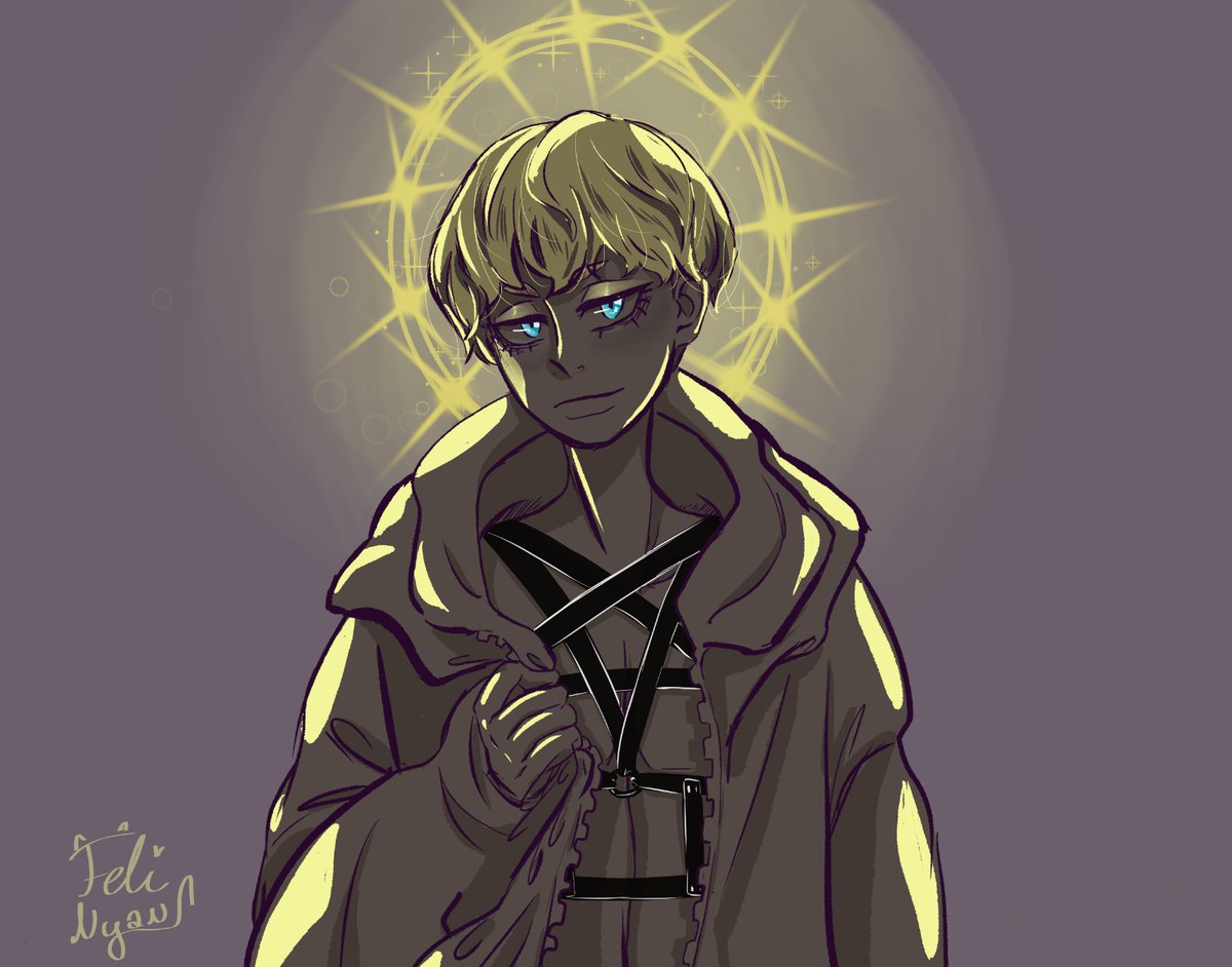 Feli_Nyan's tweet photo. Nach einer langen Stressfase auch mal was zum Enstpannen! Ryo ist so ein unglaublich schöner Charakter! Und ich konnte seine ganze schönheit nicht mal ansatzweise darstellen :/
#DevilmanCrybaby #devilman #Ryo #ryoasuka #felinyan #fanart #harness #pentagram #gloriole #nimbus https://t.co/9WyGX9idWZ