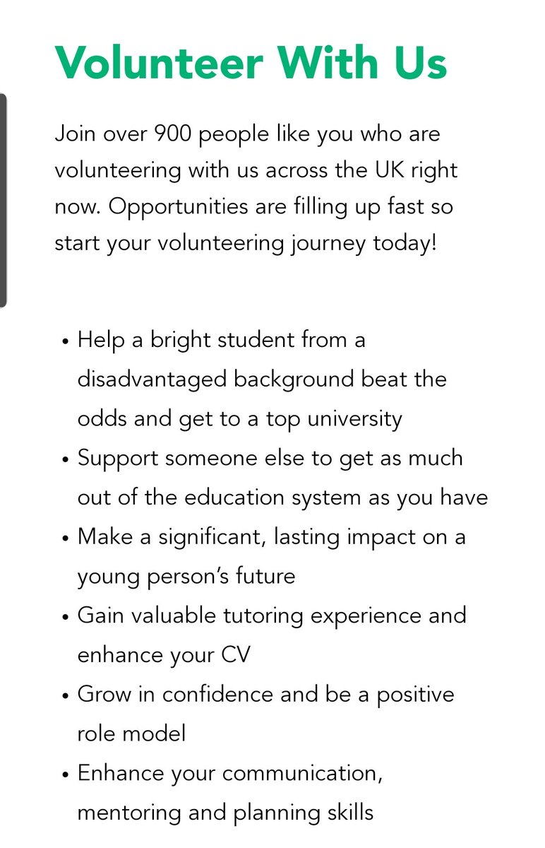 NB: 4 approved companies. 2 recruiting volunteers mainly uni students, other 2 pay, £20 of the £50 goes to the company.