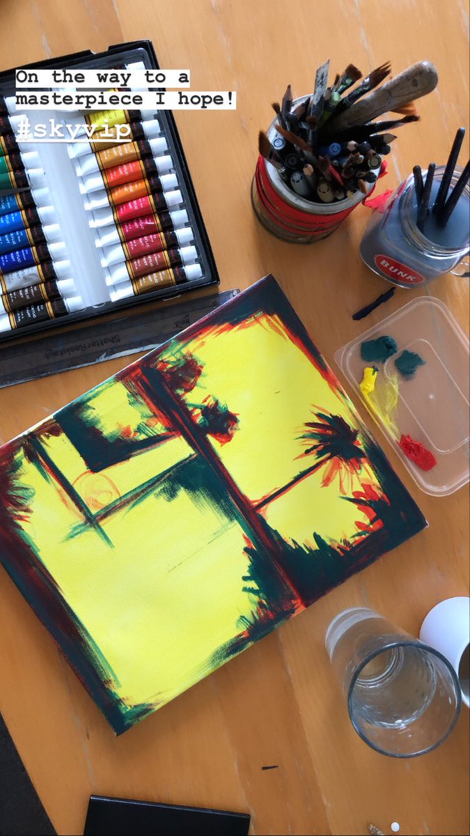 On the way to a masterpiece I hope, learning from <a href="/tomvoyce_art/">Tom Voyce</a> himself #skyvip #skyarts