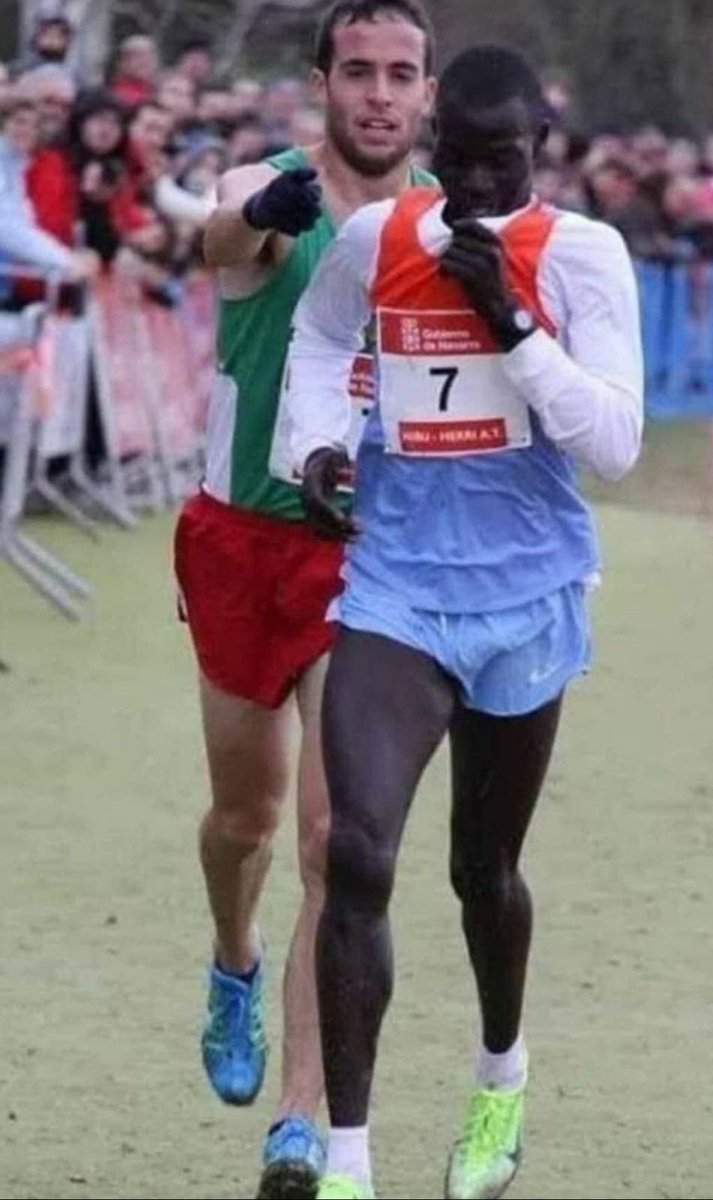 What would my Mom think of that?"In a race, athlete Abel Mutai representing Kenya, was just a few feet from the finish line, but he was confused with the signage & stopped thinking he had completed the race. The Spanish athlete, Ivan Fernandez was right behind him /1