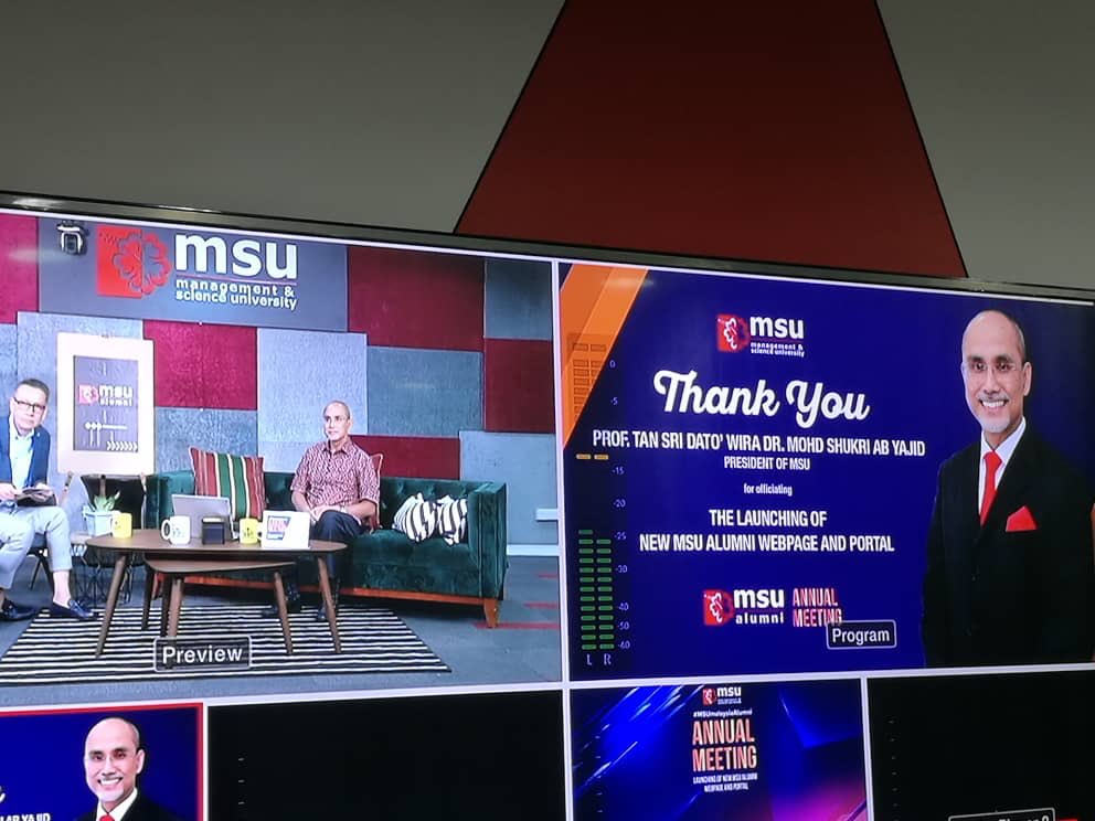 Virtually launched the MSU Alumni Webpage & Portal. A vast significant move to share, connect and engage between alumni #MSUrians across disciplines, professions and services. Bringing the community closer at @MSUMalaysia. @MSUCollege @MSUmalaysiaAlum @MSI_Colombo #MSUITKJ