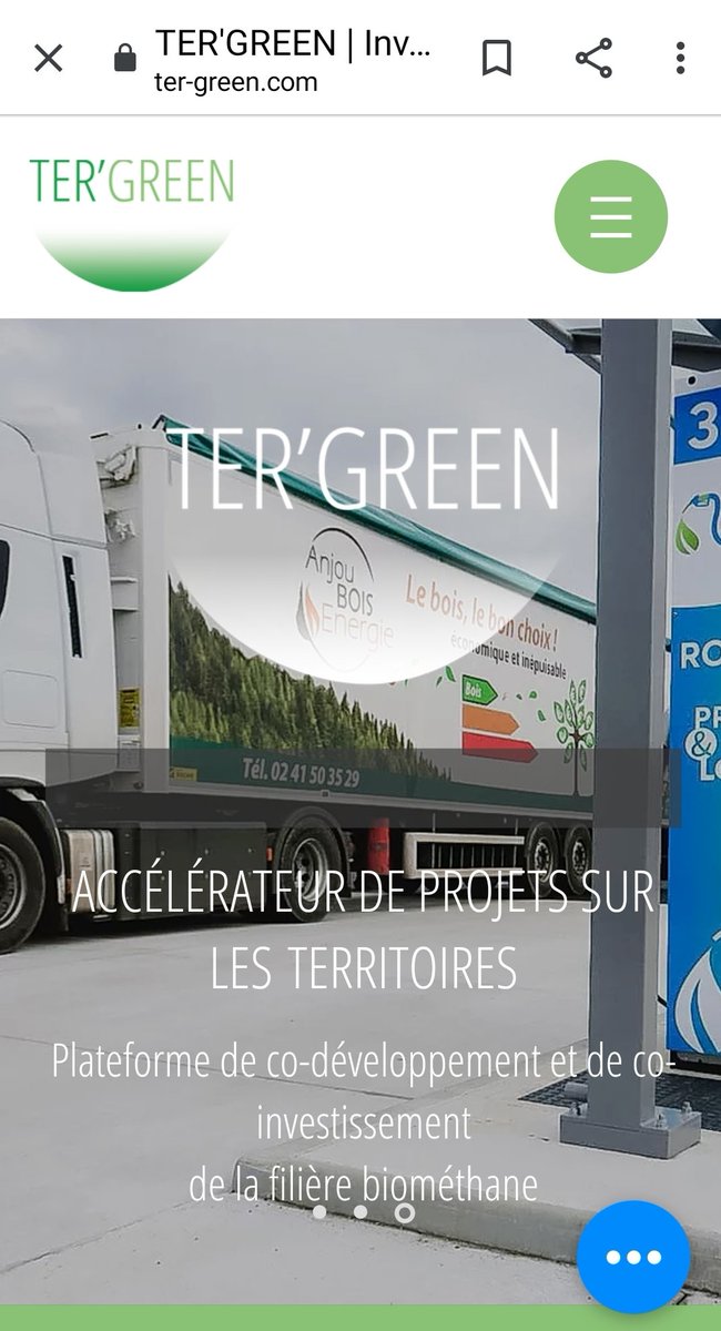Retrouvez le nouveau site web ter-green.com <a href="/Tergreen_biogaz/">TER'GREEN</a> <a href="/GroupeKeon/">Groupe Keon</a> @SWENCP <a href="/IDIA_CI/">IDIA CI</a> 
#biomethane #biogaz #methanisation