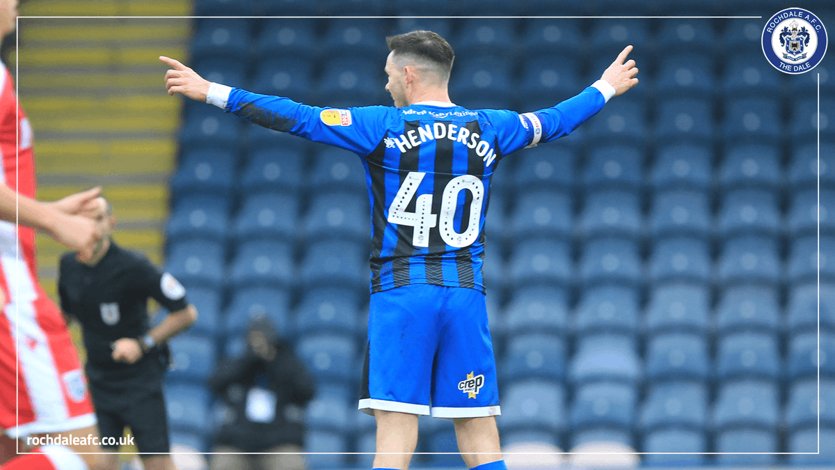 officiallydale's tweet photo. 7⃣ years
1⃣2⃣6⃣ goals
2⃣nd highest ever goalscorer

Ian Henderson. Rochdale legend.

#ThankYouHendo #RAFC https://t.co/oNPo6CsTjD