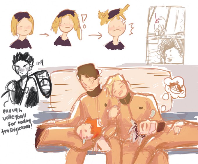 some haikyuu doodles im too lazy to render ? #haikyuufanart #ハイキュー #Haikyuu 