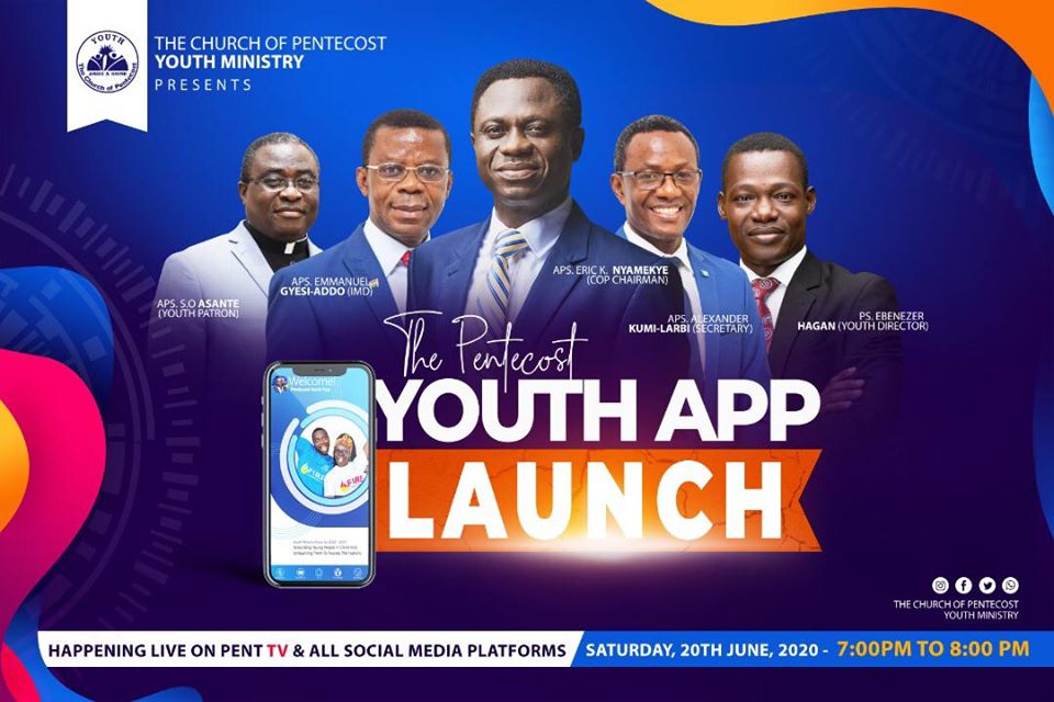 thecophq's tweet photo. Join us tonight for the grand unveiling of the new @thecophq Youth App 📲!!!

✝️| Devotional
🌐| Online Counselling
📥| Downloadable Youth Resources
🛍️| eCommerce

📅: TODAY | ⏰: 7:00PM

📡| LIVE on Pent TV📺 | Facebook📱: @penttvgh
__________
#NYWC20 | #TakeOver https://t.co/46UOFps1On