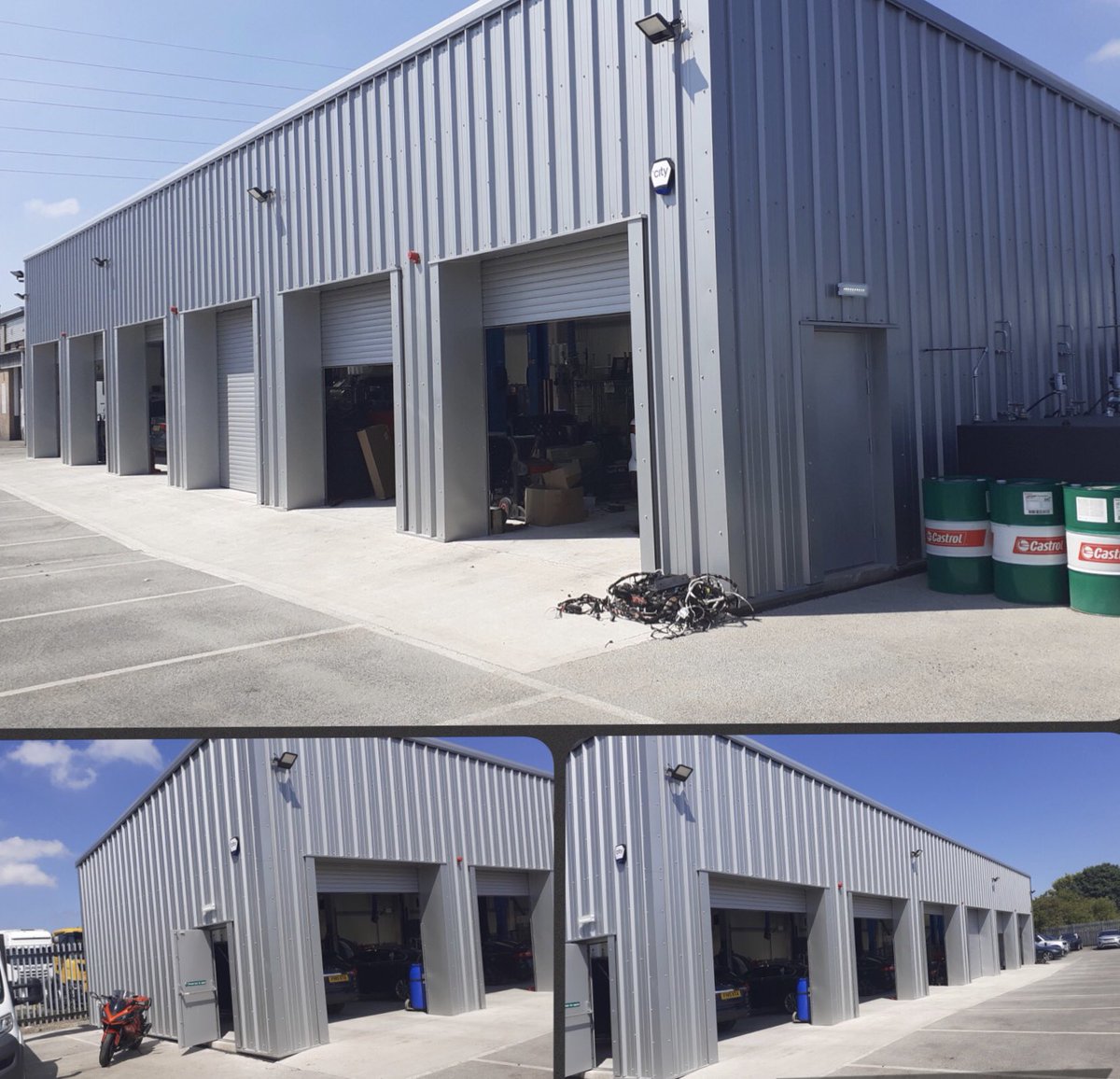 Another job completed for <a href="/PendragonPLC/">PendragonPLC</a>. A six bay workshop at Jagauar landrover Nottingham. <a href="/UnwinJones/">Unwin Jones</a> #Construction #architecture #project