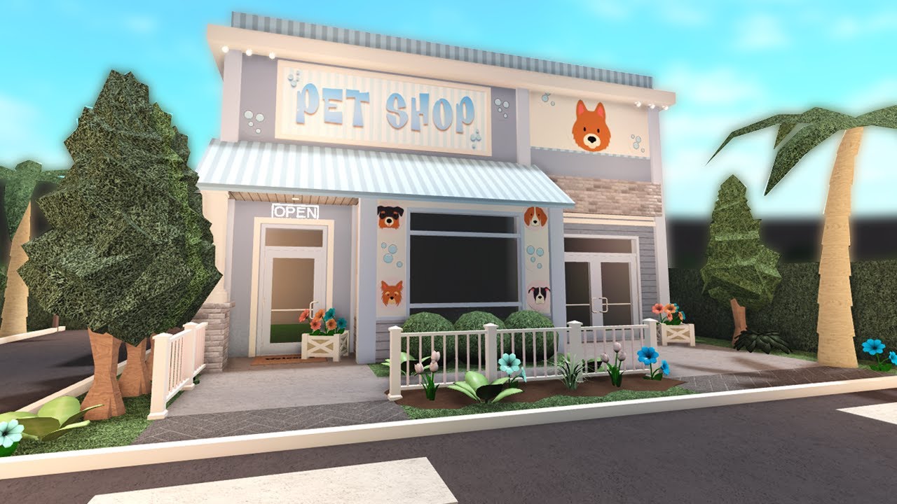 ⭐code ROSE on Twitter "building a pet shop in bloxburg!!!!! https//t