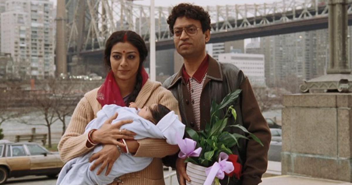 3) THE NAMESAKE (2006) directed by MIRA NAIR and starring IRRFAN KHANNair is another favourite director - I've seen KAMA SUTRA (1996), VANITY FAIR (2004) and QUEEN OF KATWE (2016)(desperate to watch MISSISSIPPI MASALA but can't find it anywhere sob)