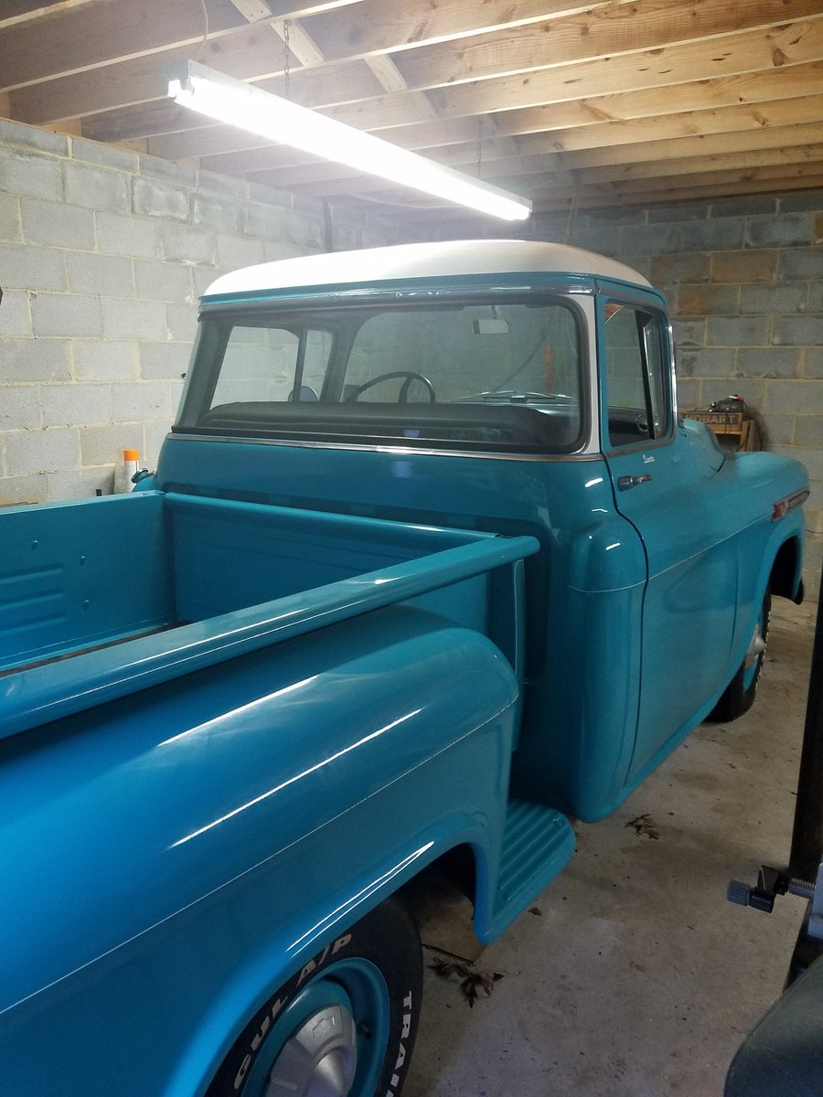 Jason_Cranford1's tweet photo. My 1959 Chevy Apache stepside
@GarageSquadTV
#GScarshow https://t.co/CntjahbKBW