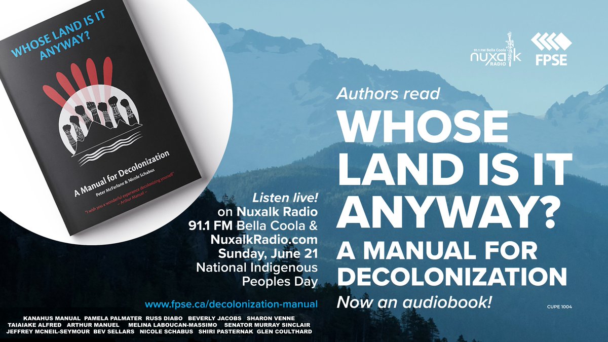 Spend your June 21st tuning in to this *must* listen audiobook premiere  http://NuxalkRadio.com  broadcast  https://bit.ly/2NdzuCa  9am, 1pm, 7pm PT.