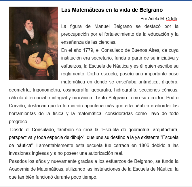 ademarga's tweet photo. Una faceta de la personalidad de nuestro General Manuel Belgrano. https://t.co/CK9Akyh8sk