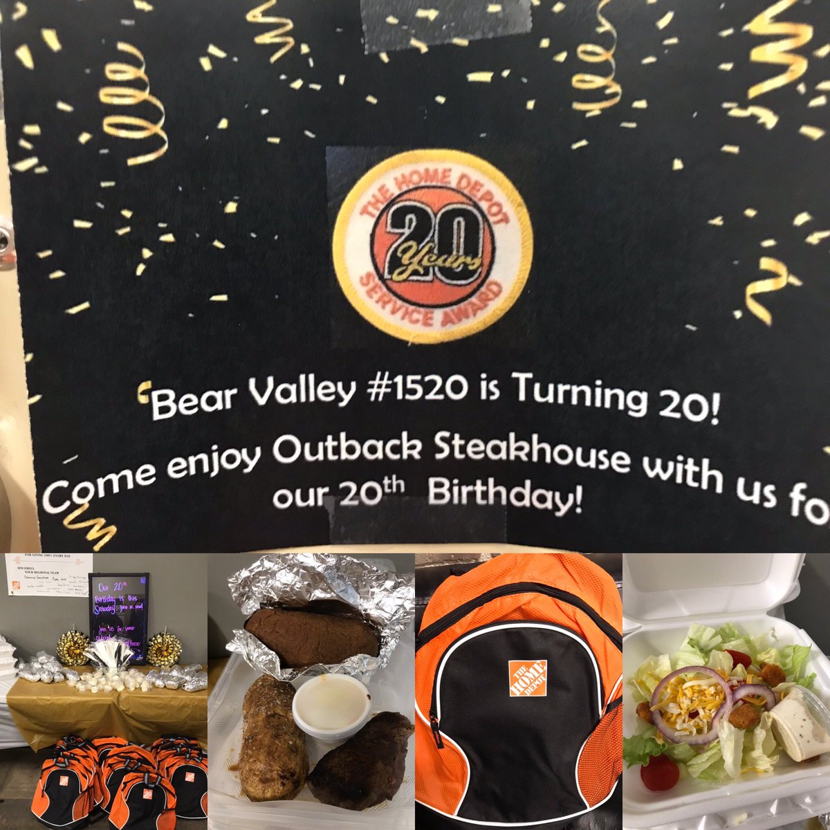 Lora Horta (@hortalora) on Twitter photo #BearValley turns “20” 🥳Celebrating with #OutBackSteaks for all our associates hard work and dedication to customer service 🥳 wouldn’t be a party with out a gift #backpacks for all! #1520Proud <a href="/MitschAbby/">Abby Mitsch</a> <a href="/GregLentz4/">Greg Lentz</a> <a href="/SteveCronin12/">Steve Cronin</a> <a href="/theonlyDcian/">cian benning</a> <a href="/Leahgar03574024/">Leahgarcia</a> #BearValley turns “20” 🥳Celebrating with #OutBackSteaks for all our associates hard work and dedication to customer service 🥳 wouldn’t be a party with out a gift #backpacks for all! #1520Proud <a href="/MitschAbby/">Abby Mitsch</a> <a href="/GregLentz4/">Greg Lentz</a> <a href="/SteveCronin12/">Steve Cronin</a> <a href="/theonlyDcian/">cian benning</a> <a href="/Leahgar03574024/">Leahgarcia</a>