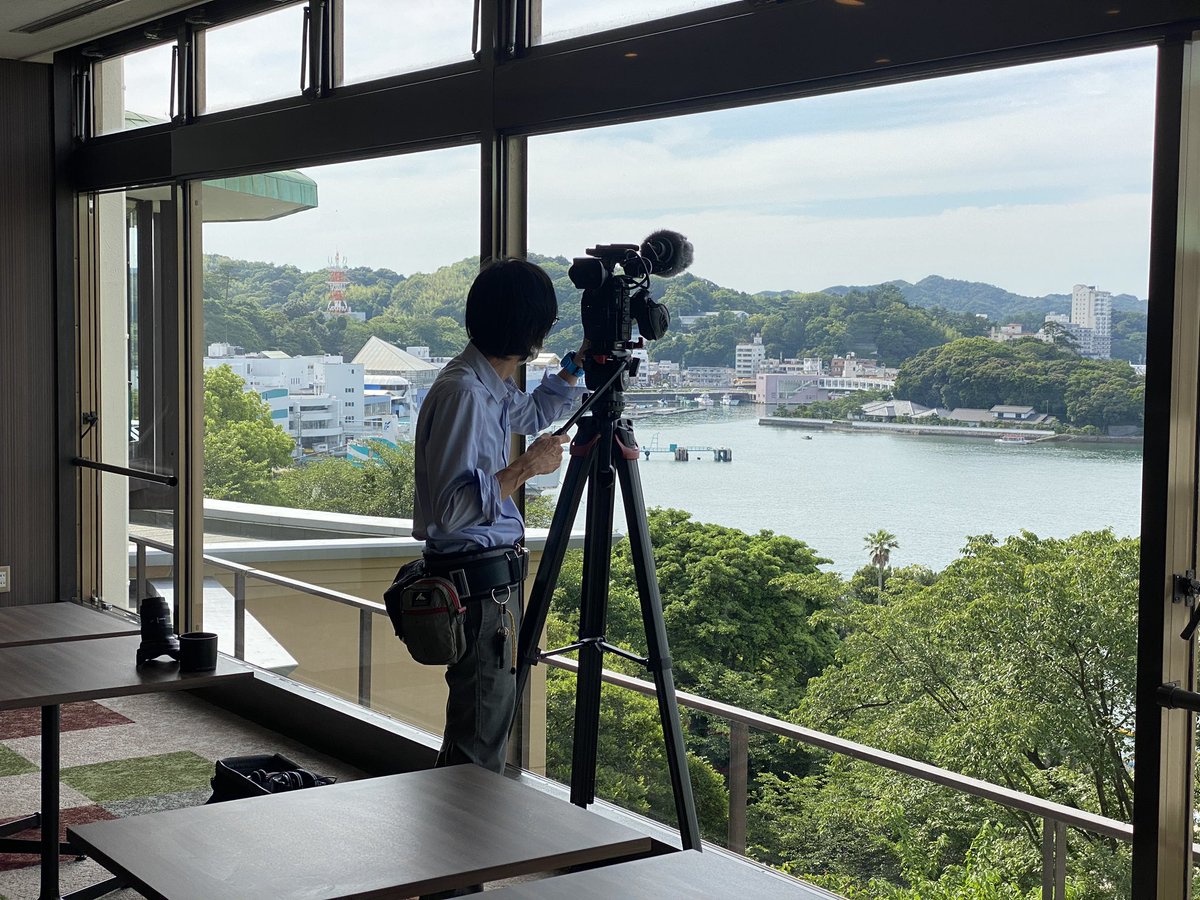 kohketsu's tweet photo. 今日は鳥羽シーサイドホテル���んの取材でした！天気にも恵まれて外の映像も素晴らしい！ https://t.co/XwbeElpoNA