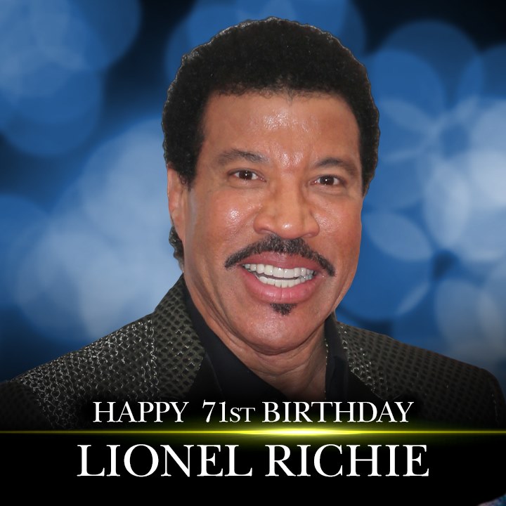 Happy 71st birthday to singer Lionel Richie! 
