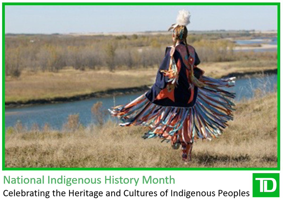 In June we recognize National Indigenous History Month at @TD_Canada we commemorate and celebrate the heritage,cultures and achievements of the First Nations, Inuit and Métis Peoples and their contributions in shaping our Country #TheReadycommitment