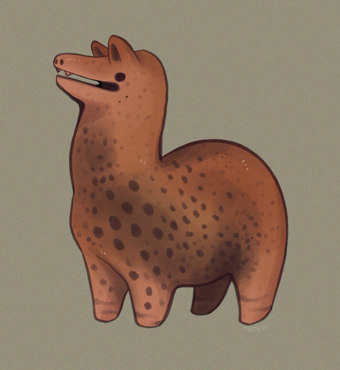 Moth_Sprout's tweet image. 1st Millennium B.C. Terracotta animal