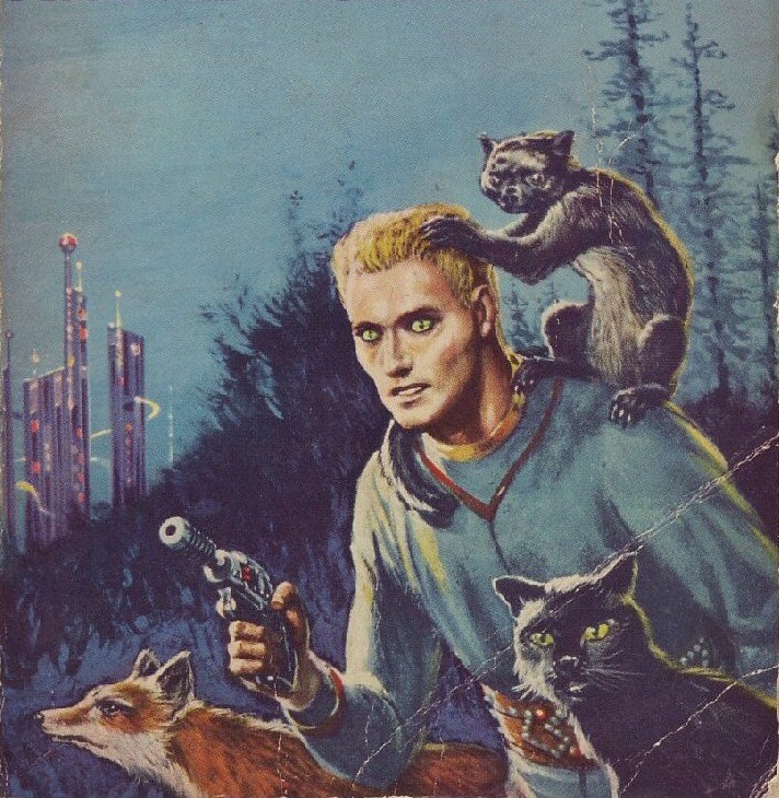 Space Cat has gotten the team together for this uncredited 1962 cover to Andre Norton's 'Catseye.' (For those counting, this is the fifth Norton cover so far. The woman loved cats.)  #Caturday