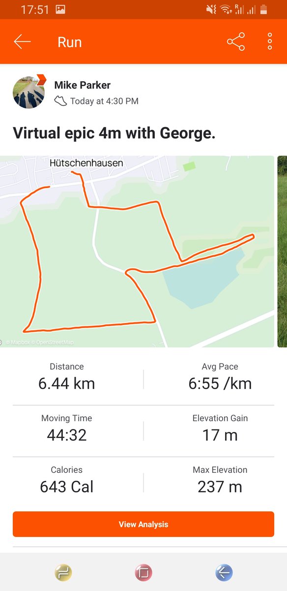 Mickeepee's tweet photo. Great effort today by George. His first 4 miler. @Cressbrook_Sed @SedPrepSport #VirtualEpic https://t.co/5fWMMoiXCZ