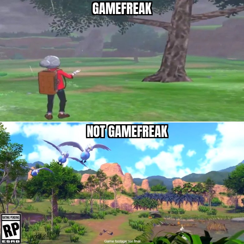anonymousimd's tweet photo. @Pokemon The struggle of spinoff games looking better than a $100 mainline game with less mons and content than a $40 3DS game
#BringBackAllPokemon
#FixGamefreak https://t.co/WjPP01n5IS