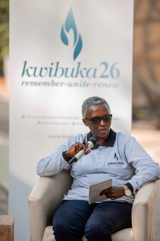 Hosted today afternoon, the commemoration of families that were completely wiped out during the 1994 Genocide against the Tutsi. 
#Ntukazime #Kwibuka26