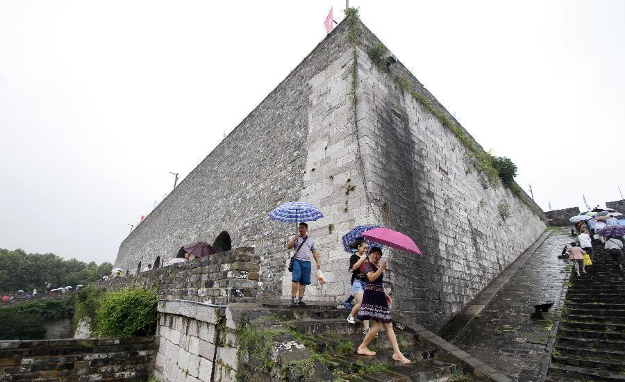 6a. Since China's largest cities were located in large plains, there was little natural fortification. So the Chinese built large thick walls around their cities made of earth, brick and stone. Walls also had battlements and embrasures that provided cover for archers/guards.