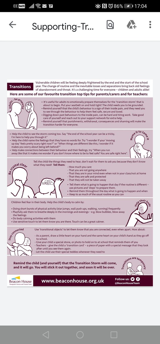 IwbsOutreach's tweet image. Useful info to support pupils when they come back to school!  @BeaconHouseTeam #WatchUsGrow