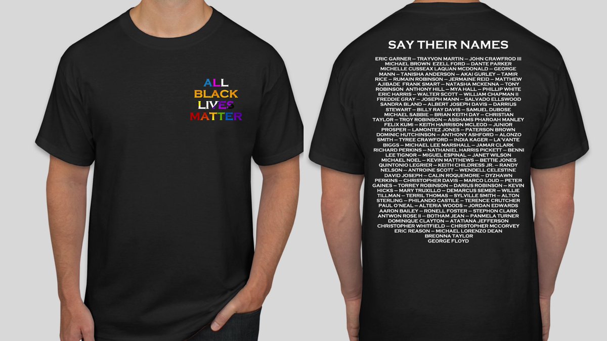 A member of our organization has created a fundraiser that will donate a portion of the proceeds to Campaign Zero to support their fight against police brutality. The shirts are $21 each. customink.com/fundraising/bl…