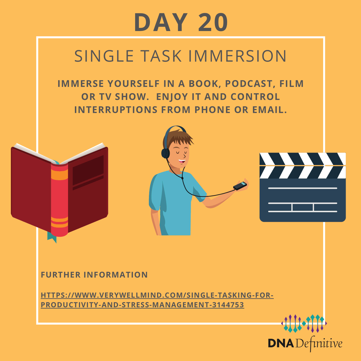 CV_UHB's tweet photo. On day 20 of 30-day journey towards improving our resilience, immerse yourself in something you enjoy and avoid getting distracted: https://t.co/ZpfosHB59v #CAVCares https://t.co/PlMmkFltwC