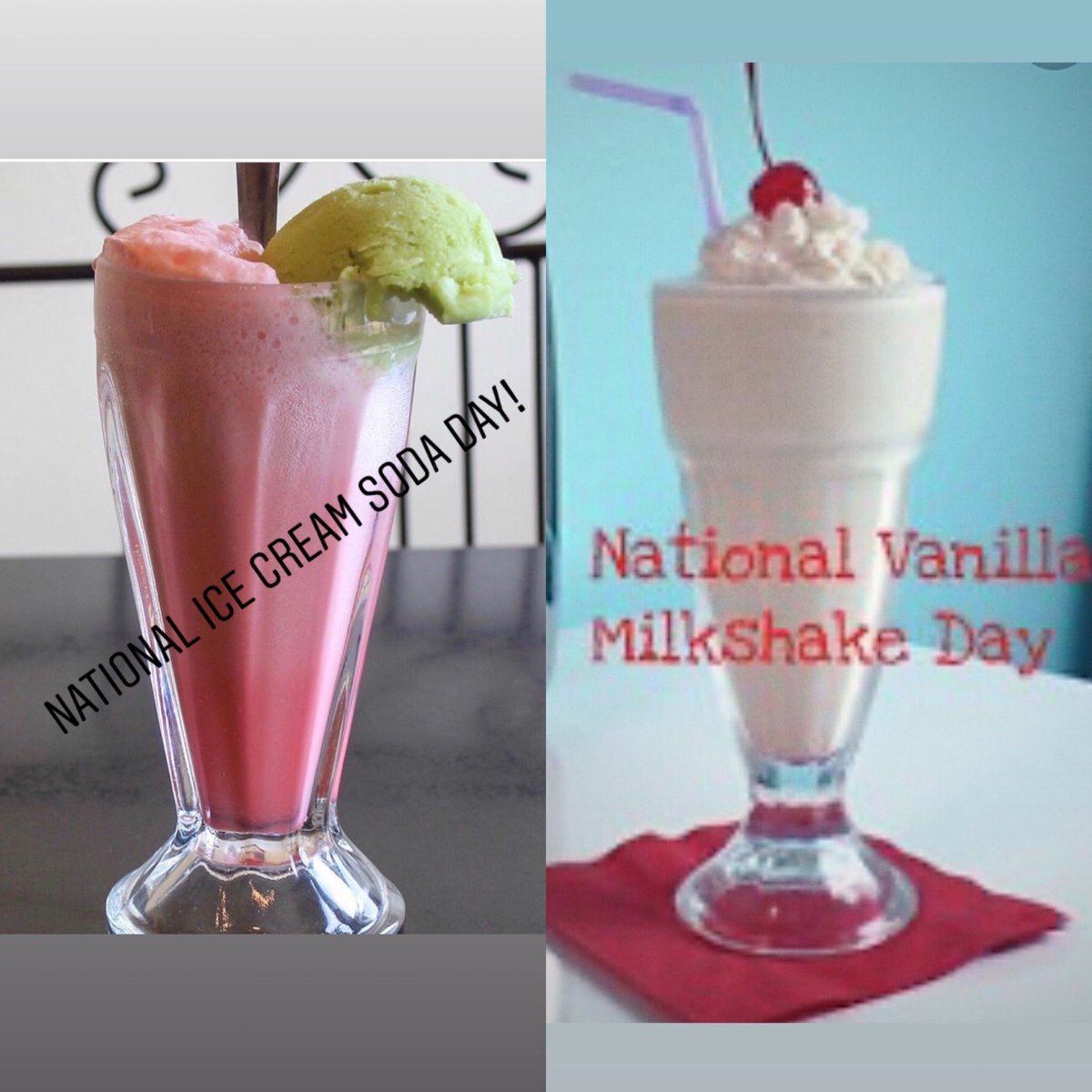 The perfect choice for summer refreshments!  #ullerysicecream #Nationalvanillamilkshakeday #nationalicecreamsodaday