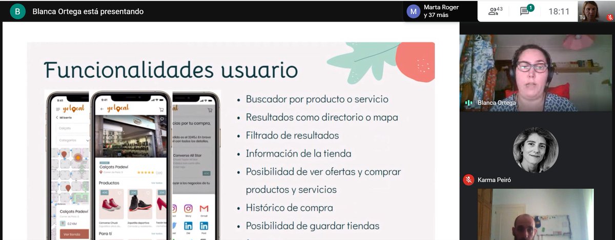 lourdesmunoz's tweet photo. Estamos conociendo las soluciones digitales para el comercio presentadas por los equipos en la #hackomercbcn Muchas ideas y compromiso para ayudar al comercio local con datos y digitalizacion #OpenData #DatosAbiertos https://t.co/GUBA18dejL
