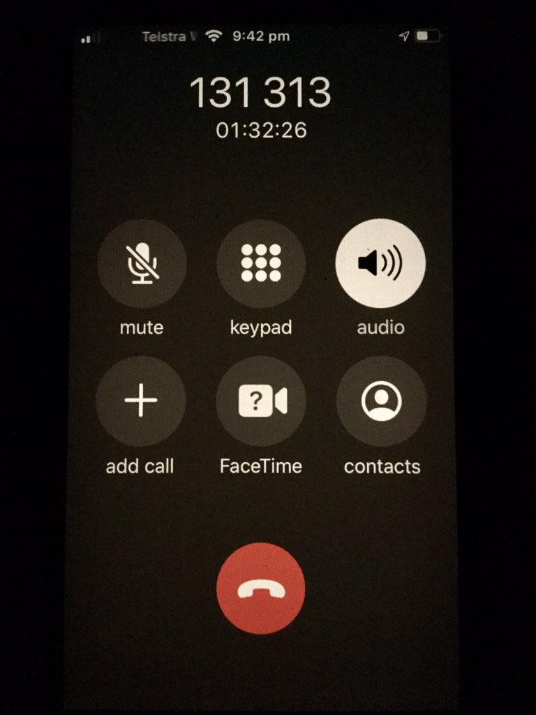 On hold <a href="/Qantas/">Qantas</a> for over one &amp; half hours!? No ‘Your wait time is ...’ No ‘You are number ... in the queue’ for goodness sake employ more call centre staff!!