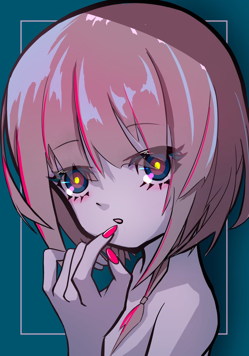 かわいいお顔と大きい手を描きたかっただけです 花譜 花譜美術部 Micanのイラスト