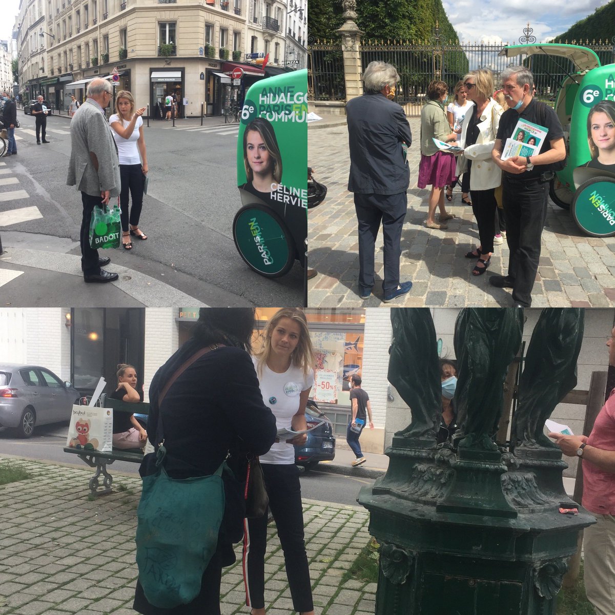 Celine_Hervieu's tweet photo. Dernier samedi sur le terrain pour échanger avec les habitants sur nos propositions ! Le 28 juin chaque voix comptera dans le 6ème ! #Ecologie #Solidarite #Democratielocale @psparis6 @GsParis5e_6e @ParisEnCommun6 🥇 https://t.co/EPtYgK9i9z