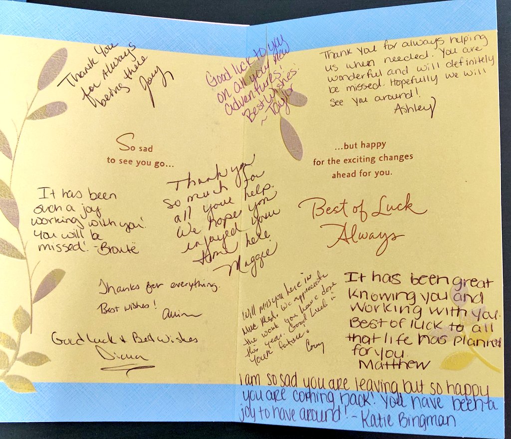 This is probably my favorite card ever and I will cherish it always. These technologists were the best! #nucmed