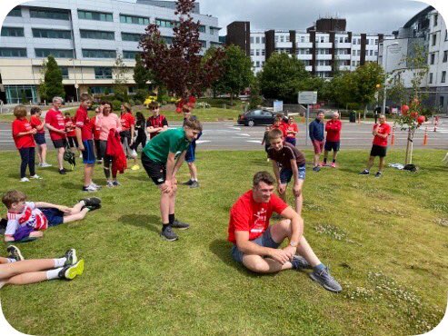 BillMWBennett's tweet photo. Peter O’Mahony and fans supporting CUH Charity NGS for Munster 650km challenge ! #CUHC #PullTogetherCUHC #iontorrent #ThermoFisher https://t.co/xxPd7OgkNb
