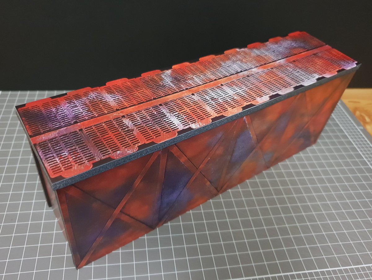 CustomTerrain's tweet image. New Rusted Metal Platforms, print &amp;amp; play terrain out soon! Full colour, high-res files for at-home printing and easy assembly to cardboard or foam board #tabletop #warhammer #warmongers #28mm #wh40k #scifi #tabletopgames #necromunda