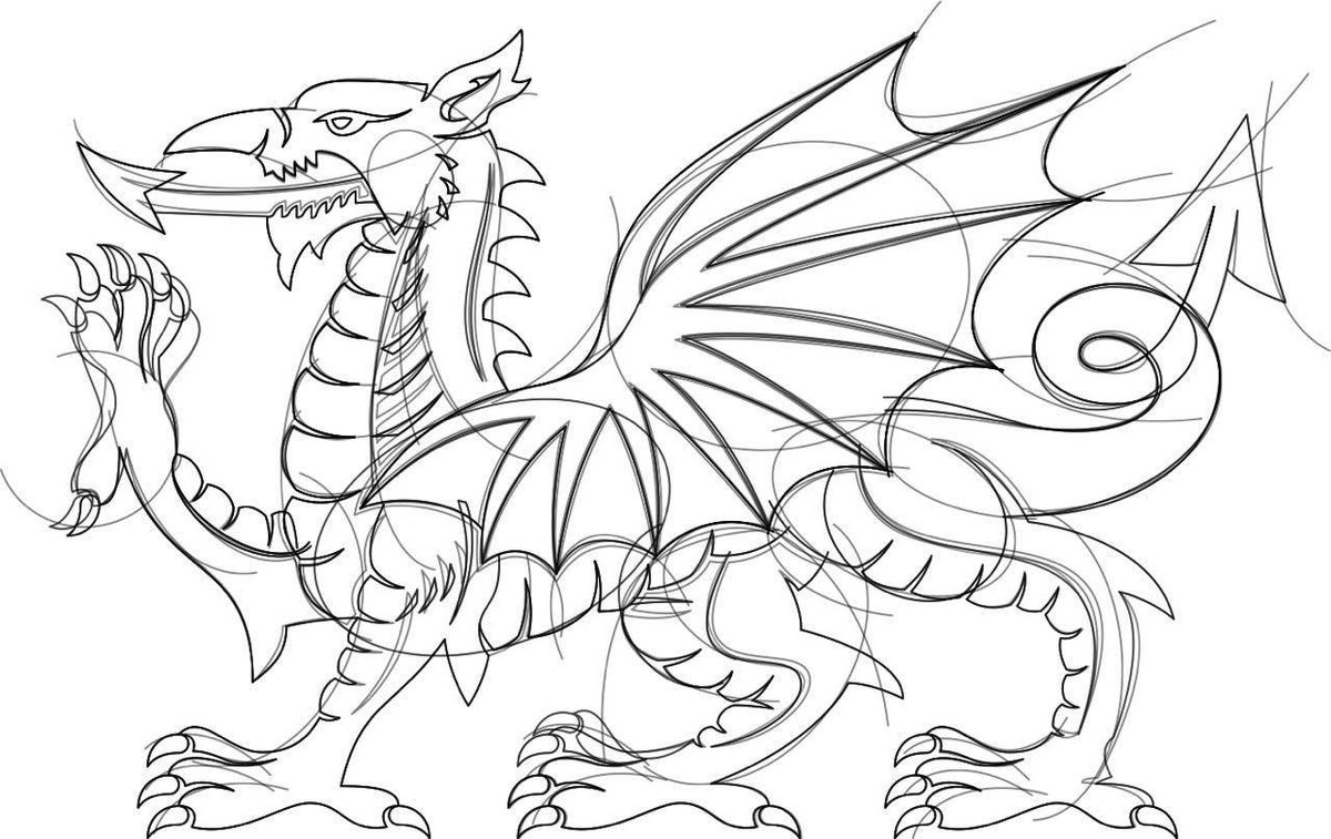 Fortunately, the new emoji design fell to a designer at Apple in Cupertino, California named Aled Williams.Coincidentally, Aled is also my brother. He revamped Y Ddraig Goch from the ground up, basing the new design on a series of circles and ovals. And it’s a beauty. 