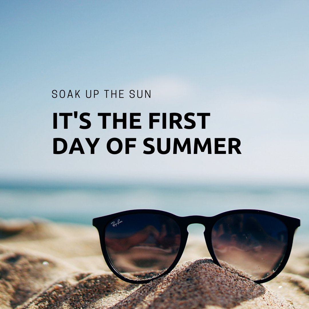 LivingADL's tweet photo. Get ready to soak up the sun for the first day of Summer! ☀️#FirstDaySummer https://t.co/Txjc6YUZJJ