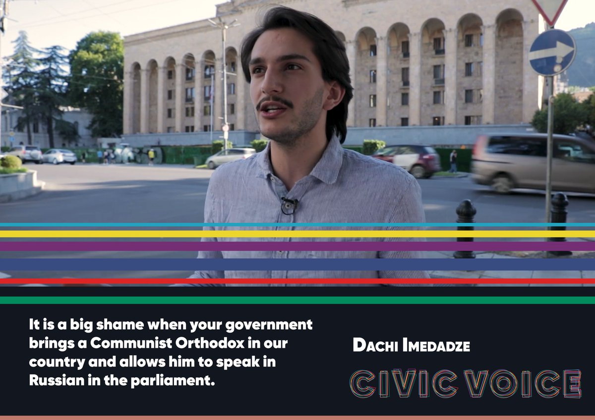 Shamemovement's tweet photo. #June20 memory: @dimedadze1

Join us today at 7 PM in front of the parliament (find all the health recommendations in the event description): https://t.co/y5Y90lvEsA

#CivicVoice #19June20 #20June20 #June20 #TbilisiProtests #Gavrilovnight #Georgia #Shame https://t.co/KLCHQHssbV