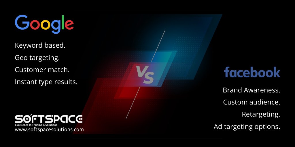 Google ve Facebook. Two giants with a totally different approach to work. How? Look here

#softspacesolutions #brandbuilding #socialmediamarketing #brand #brandbuildingtips #Seo #keywordmarketing #brandawareness #buildyourbrand #audiencetargeting #googleadwords #facebook