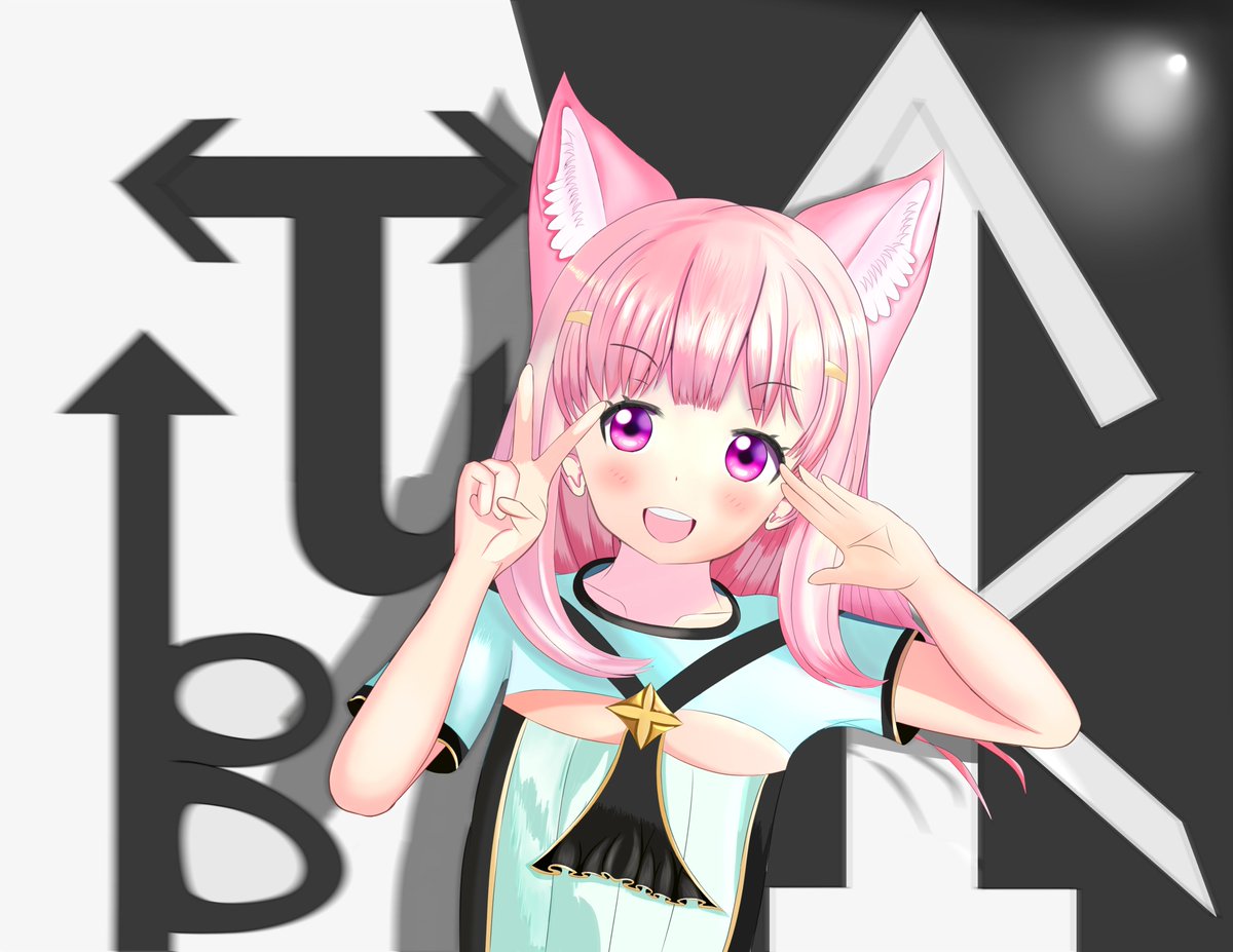 nsenuesu's tweet photo. ビーセイファンアート第2弾！　今回は矢印ダスモでおなじみの @Yabutubaki_VR さんを描いてみました！ 
ダスモを「矢印あり」でやるというダスモの新たな歴史と楽しみを作った方だと思っています😊
＃Beatart
＃ビートセイバー https://t.co/M33Zm6diSx