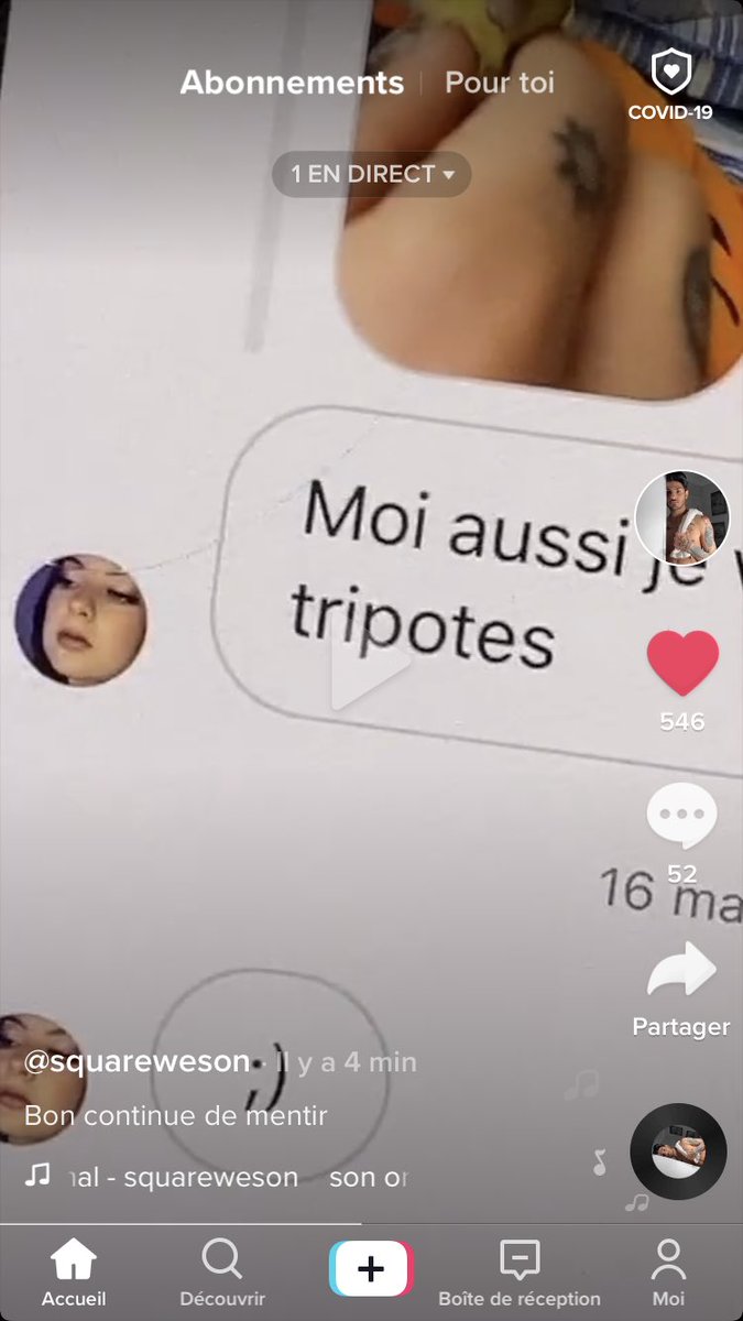 MyNameIsLou__'s tweet photo. Bon Iona a carrément chauffer Square en live et elle dit que c’est lui qui l’a chauffer mais a un moment faut qu’elle assume la petite #balancetontiktoker https://t.co/1CEgyCBIcA