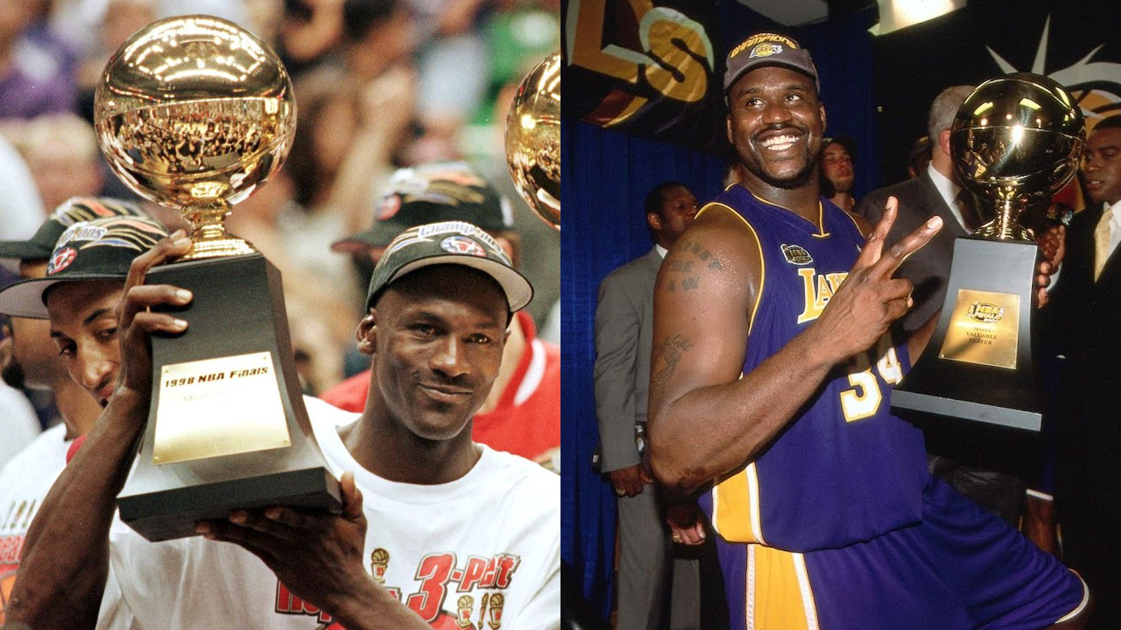 Justin Kubatko on X: Players who have won consecutive NBA Finals MVP Awards:  3️⃣ Michael Jordan (1991-1993) 3️⃣ Jordan (1996-1998) 3️⃣ Shaquille O'Neal  (2000-2002) 2️⃣ Hakeem Olajuwon (1994-1995) 2️⃣ Kob
