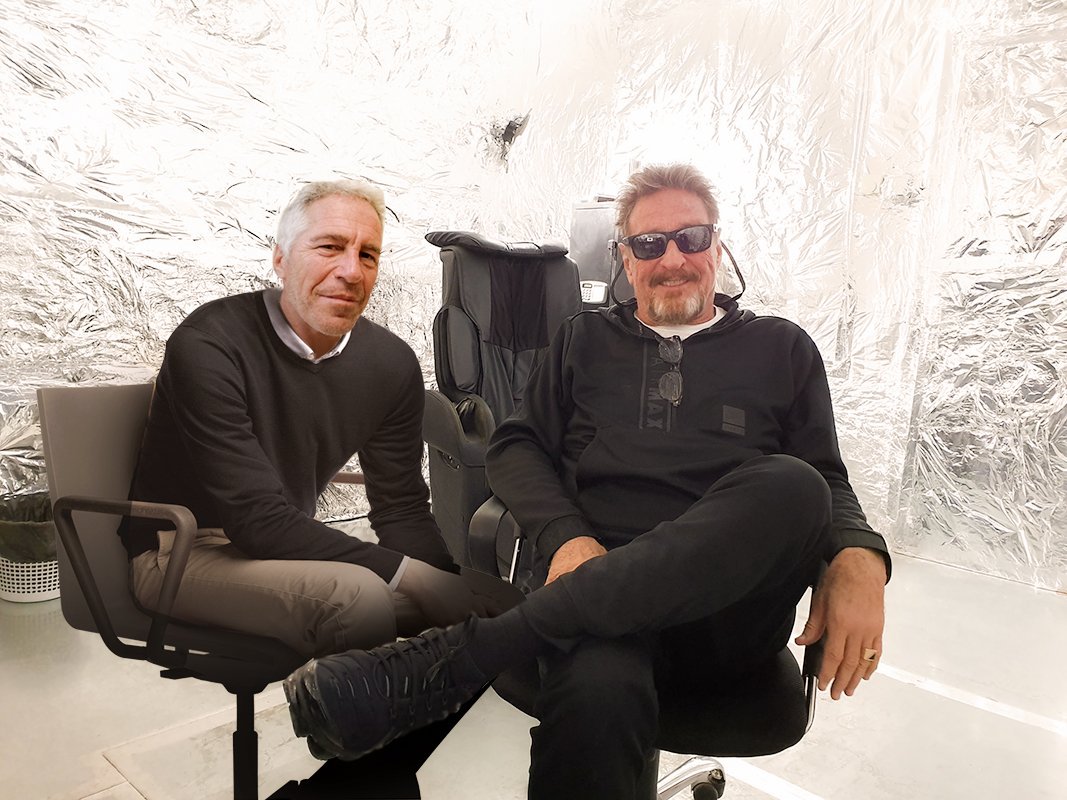 John McAfee tweet media