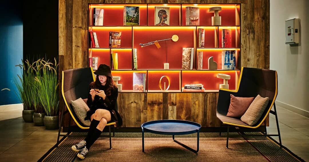 Hello to Uncle! One of our most engaging and charismatic design schemes, a collab with Realstar Group to create a distinctly different residential rental at the heart of Elephant &amp; Castle. A Richard Rogers building, inspired by Southwark Theatre.  Artwork from <a href="/TommyPenton/">Tommy Penton</a>