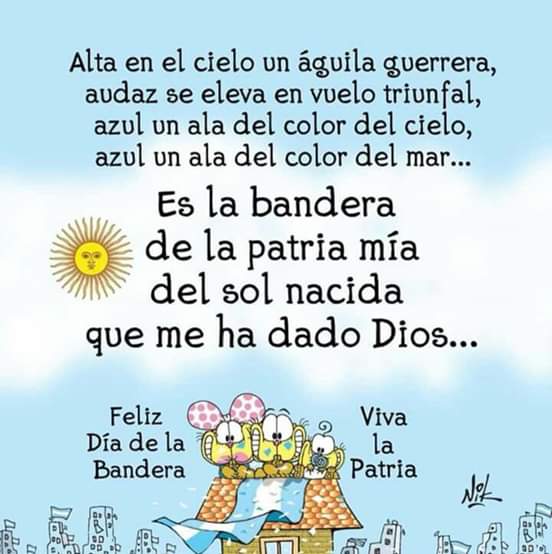 Feliz día, patria querida