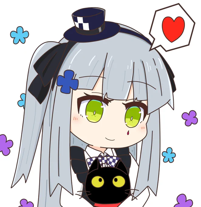 skeb納品しました!ちび416とねこ! 