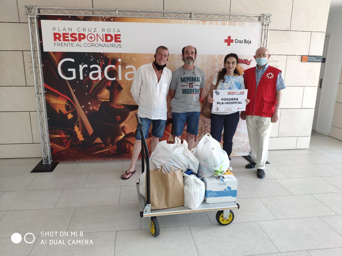 Un carrito lleno de solidaridad! Los Pla Hospitaleros hemos colaborado, una vez más, con la Cruz Roja. En este caso ayudamos a todas las familias que se han visto afectadas por el COVID-19