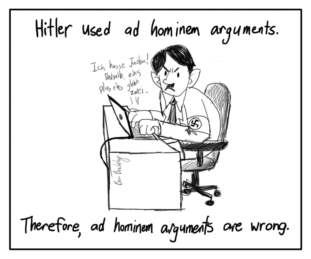 L Because You Are Blind You Can T See Does That Count As An Ad Hominem